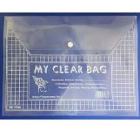 Túi clear bag khổ F dày